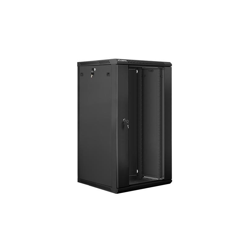 Szafa instalacyjna Rack wisząca 19" 22U 600x600 czarna Lanbe… | PartsPC.pl