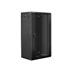 Szafa instalacyjna Rack wisząca 19" 22U 600x450 czarna Lanbe… | PartsPC.pl