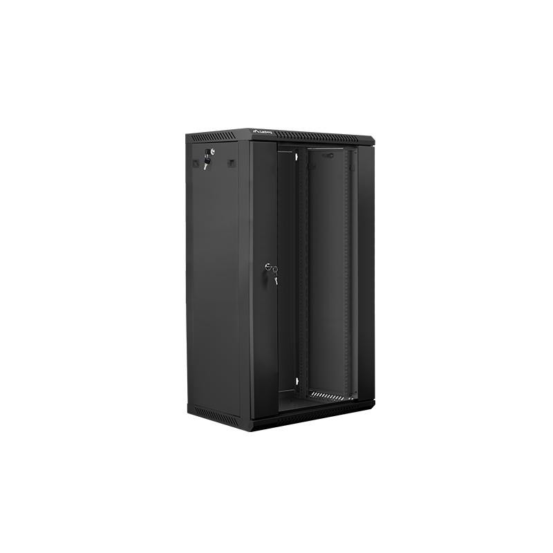 Szafa instalacyjna Rack wisząca 19" 22U 600x450 czarna Lanbe… | PartsPC.pl