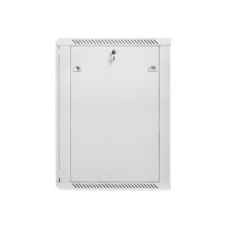 Szafa instalacyjna Rack wisząca 19" 18U 600x600 szara Lanberg (flat pack)