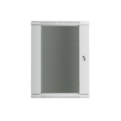 Szafa instalacyjna Rack wisząca 19" 18U 600x600 szara Lanberg (flat pack)