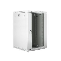 Szafa instalacyjna Rack wisząca 19" 18U 600x600 szara Lanberg (flat pack)