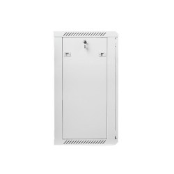 Szafa instalacyjna Rack wisząca 19" 18U 600x450 szara Lanberg (flat pack)