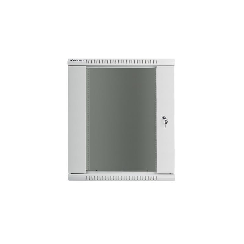 Szafa instalacyjna Rack wisząca 19" 15U 600x450 szara Lanber… | PartsPC.pl