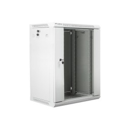 Szafa instalacyjna Rack wisząca 19" 15U 600x450 szara Lanber… | PartsPC.pl