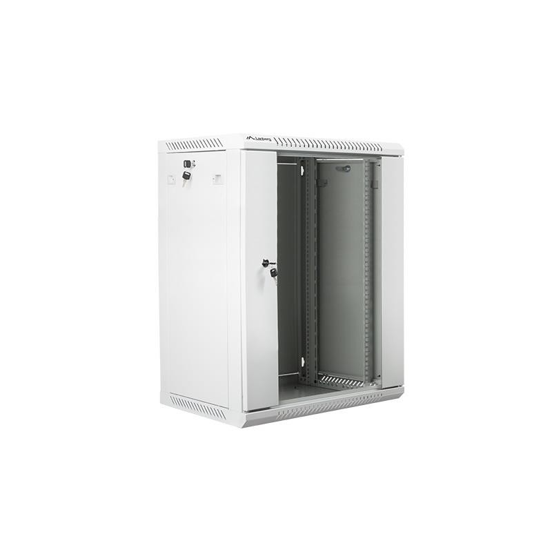 Szafa instalacyjna Rack wisząca 19" 15U 600x450 szara Lanber… | PartsPC.pl