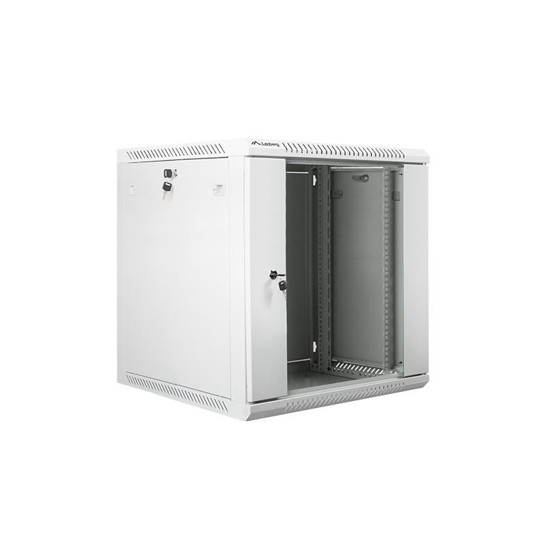 Szafa instalacyjna Rack wisząca 19" 12U 600x600 szara Lanber… | PartsPC.pl