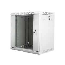 Szafa instalacyjna Rack wisząca 19" 12U 600x450 szara... | PartsPC.pl