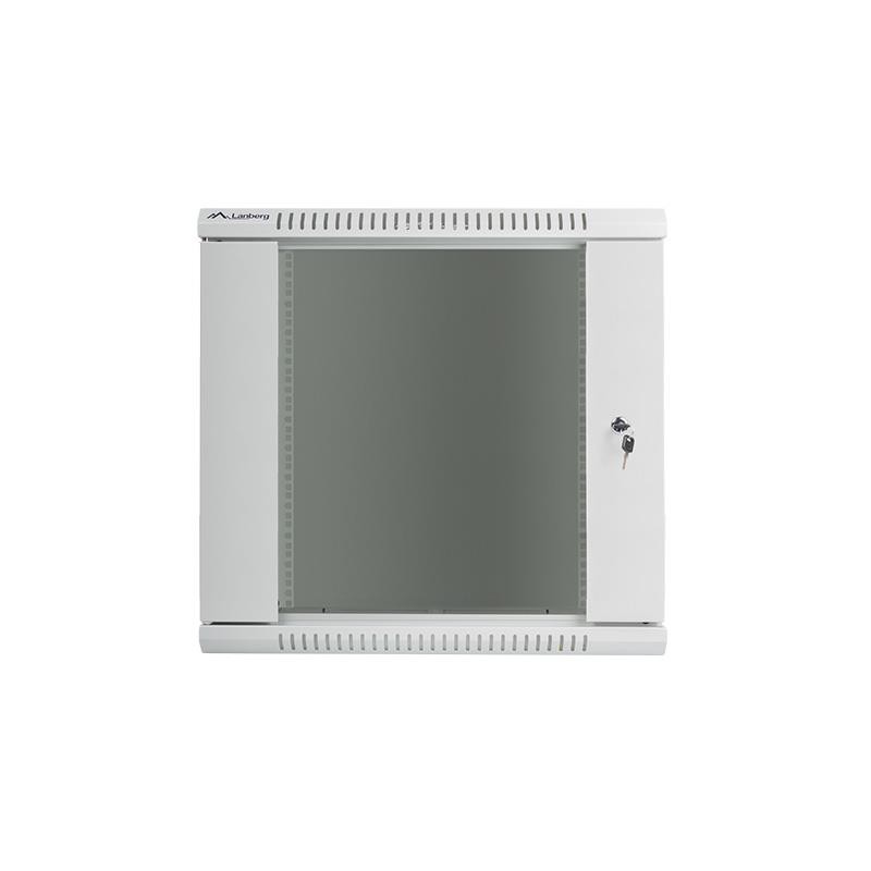 Szafa instalacyjna Rack wisząca 19" 12U 600x450 szara... | PartsPC.pl