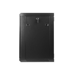 Szafa instalacyjna Rack wisząca 19" 12U 600x450 czarna Lanbe… | PartsPC.pl