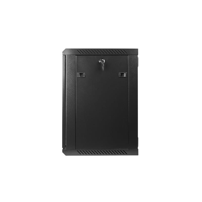 Szafa instalacyjna Rack wisząca 19" 12U 600x450 czarna Lanbe… | PartsPC.pl