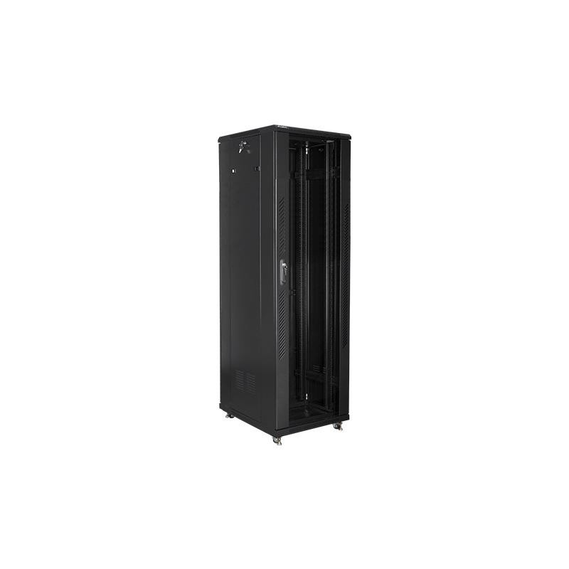 Szafa instalacyjna Rack stojąca 19" 42U 600x800 czarna Lanbe… | PartsPC.pl