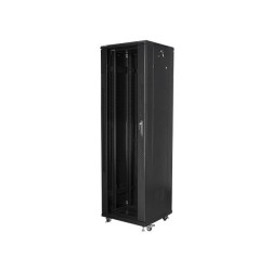 Szafa instalacyjna Rack stojąca 19" 42U 600x600 czarna Lanbe… | PartsPC.pl