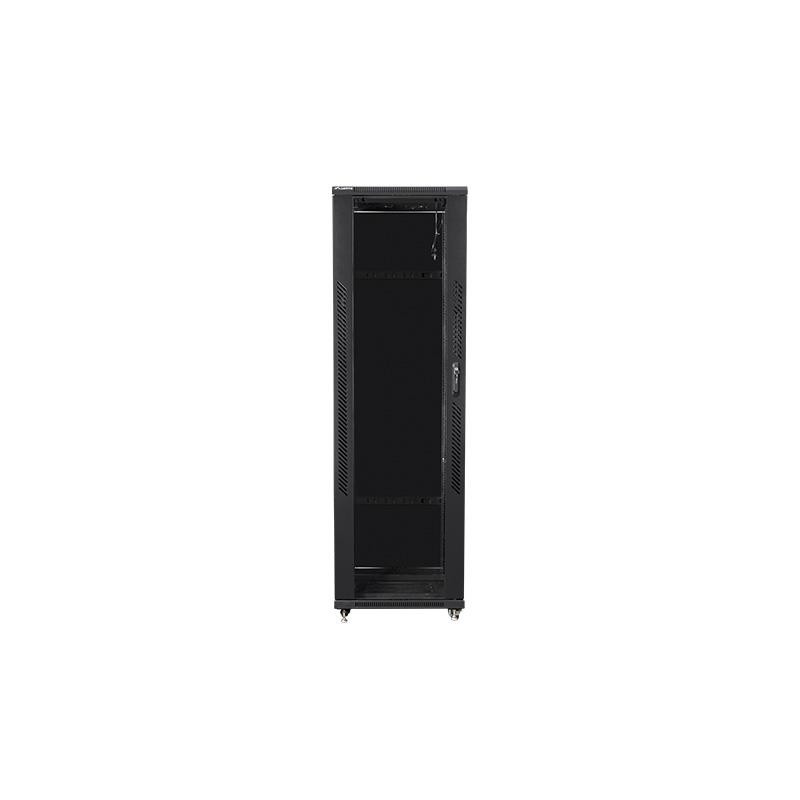 Szafa instalacyjna Rack stojąca 19" 42U 600x600 czarna Lanbe… | PartsPC.pl