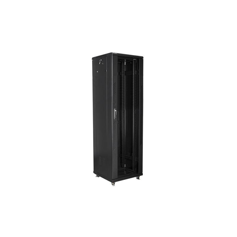 Szafa instalacyjna Rack stojąca 19" 42U 600x600 czarna Lanbe… | PartsPC.pl