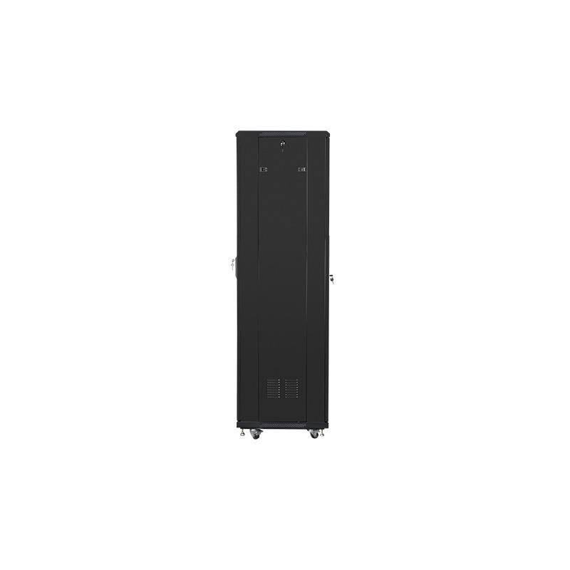 Szafa instalacyjna Rack stojąca 19" 42U 600x600 czarna Lanbe… | PartsPC.pl