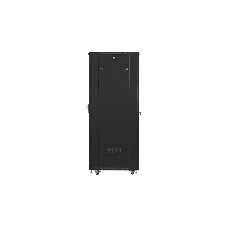 Szafa instalacyjna Rack stojąca 19" 37U 600x800 czarna Lanberg (flat pack)