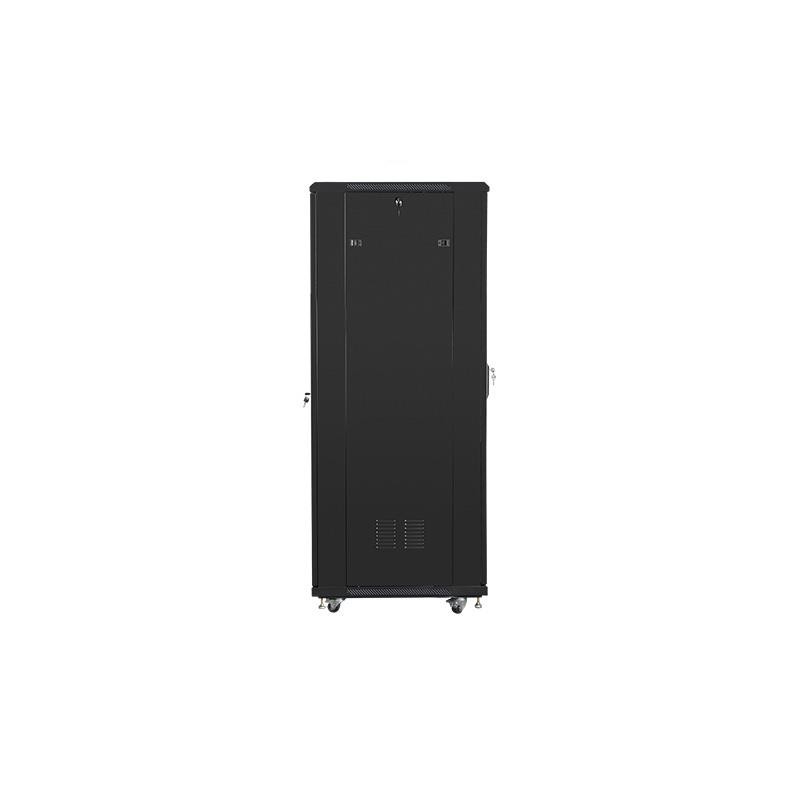 Szafa instalacyjna Rack stojąca 19" 37U 600x800 czarna Lanberg (flat pack)