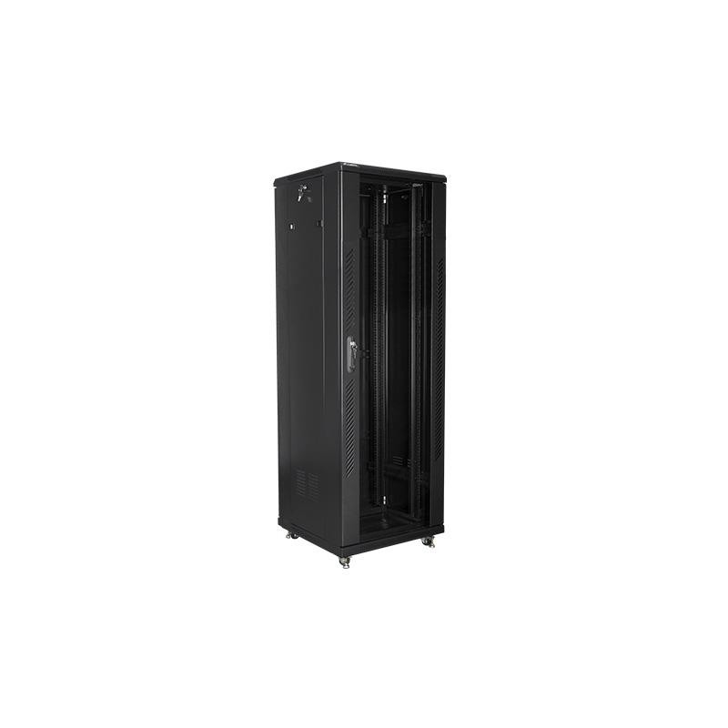 Szafa instalacyjna Rack stojąca 19" 37U 600x600 czarna Lanbe… | PartsPC.pl