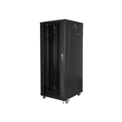 Szafa instalacyjna Rack stojąca 19" 32U 600x800 czarna Lanberg (flat pack)