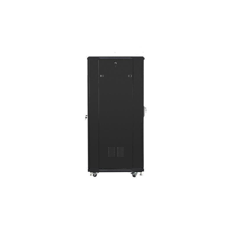Szafa instalacyjna Rack stojąca 19" 32U 600x800 czarna Lanberg (flat pack)