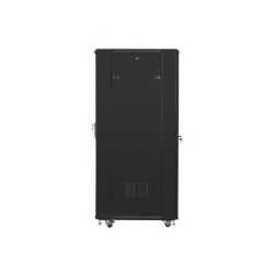 Szafa instalacyjna Rack stojąca 19" 32U 600x800 czarna Lanberg (flat pack)