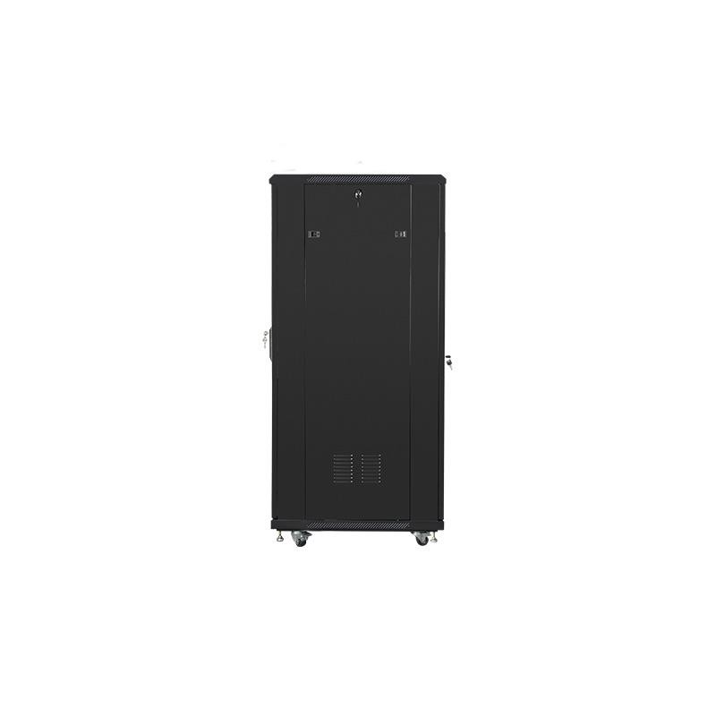 Szafa instalacyjna Rack stojąca 19" 32U 600x800 czarna Lanberg (flat pack)