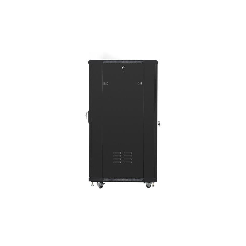 Szafa instalacyjna Rack stojąca 19" 27U 600x800 czarna Lanbe… | PartsPC.pl