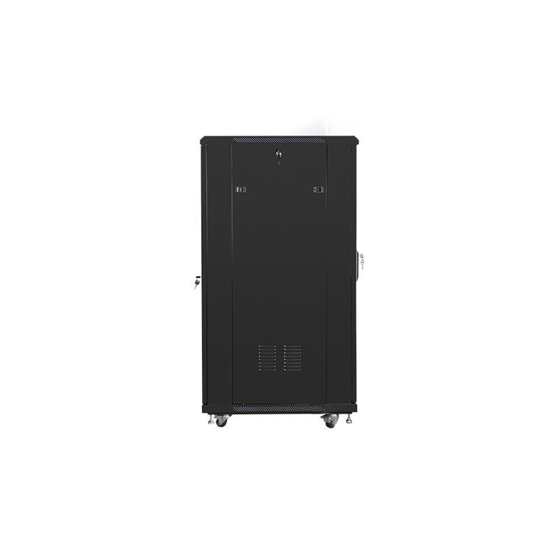 Szafa instalacyjna Rack stojąca 19" 27U 600x800 czarna Lanbe… | PartsPC.pl