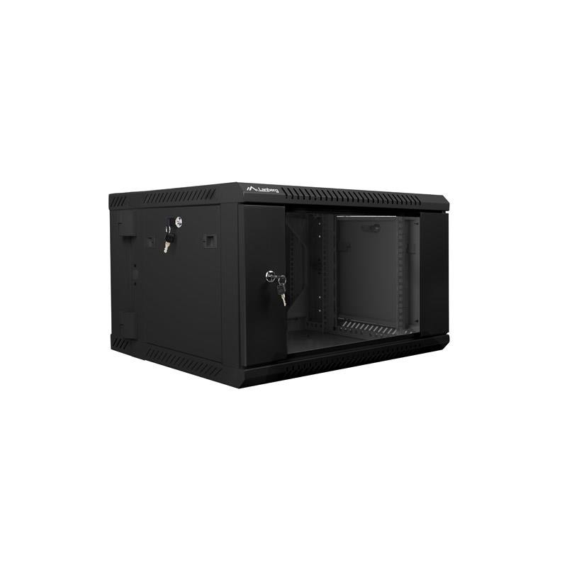 Szafa instalacyjna Rack dwusekcyjna wisząca 19" 6U 600x600 c… | PartsPC.pl