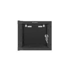 Szafa instalacyjna Rack wisząca 10" 4U 280x310mm czarna Lanb… | PartsPC.pl