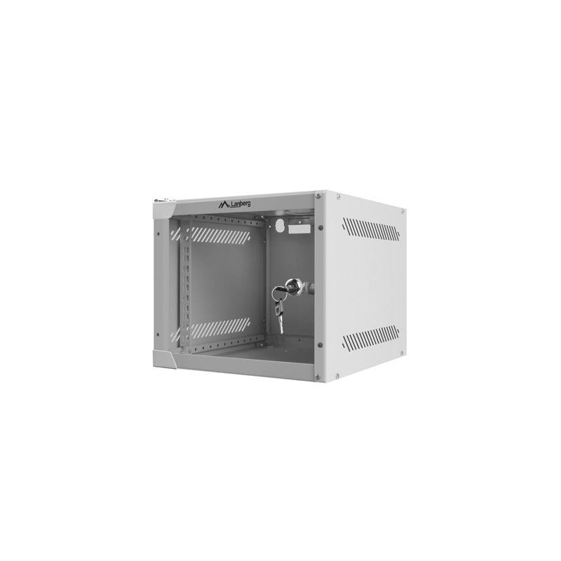Szafa instalacyjna Rack wisząca 10" 4U 280x310mm szara Lanbe… | PartsPC.pl