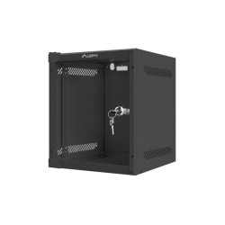 Szafa instalacyjna Rack wisząca 10" 6U 280x310mm czarna Lanb… | PartsPC.pl