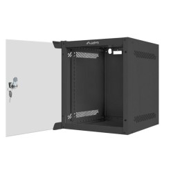 Szafa instalacyjna Rack wisząca 10" 6U 280x310mm czarna Lanb… | PartsPC.pl