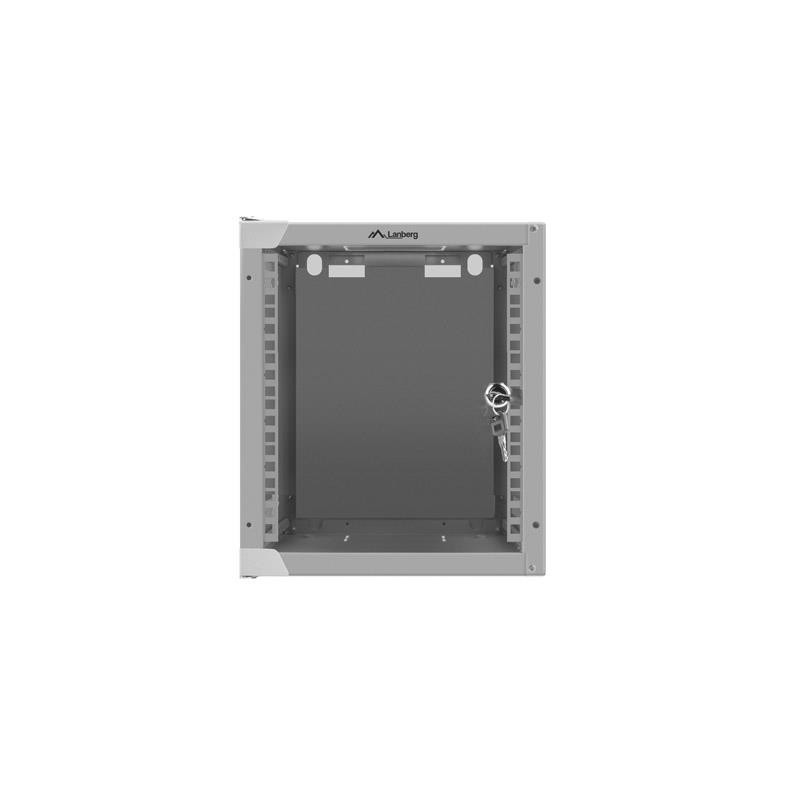 Szafa instalacyjna Rack wisząca 10" 6U 280x310mm szara Lanbe… | PartsPC.pl
