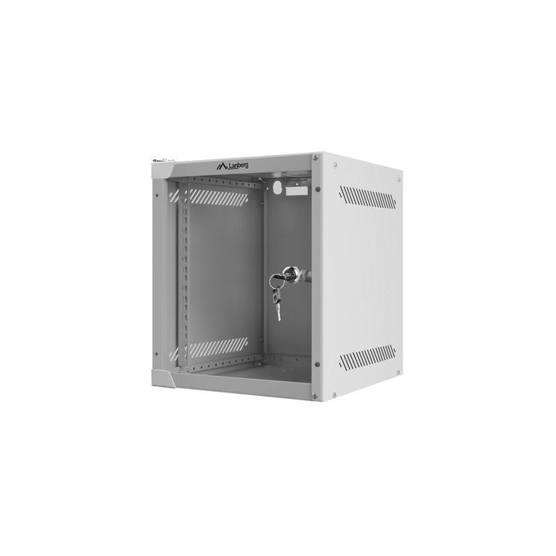 Szafa instalacyjna Rack wisząca 10" 6U 280x310mm szara Lanbe… | PartsPC.pl