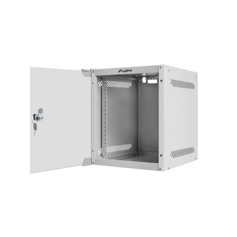 Szafa instalacyjna Rack wisząca 10" 6U 280x310mm szara Lanbe… | PartsPC.pl