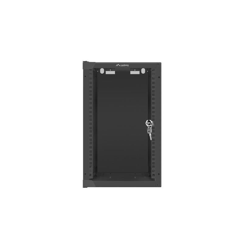 Szafa instalacyjna Rack wisząca 10" 9U 280x310 czarna Lanber… | PartsPC.pl