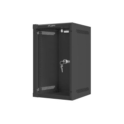 Szafa instalacyjna Rack wisząca 10" 9U 280x310 czarna Lanber… | PartsPC.pl