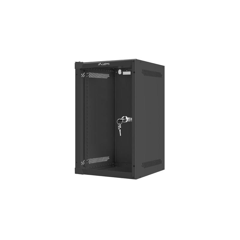 Szafa instalacyjna Rack wisząca 10" 9U 280x310 czarna Lanber… | PartsPC.pl