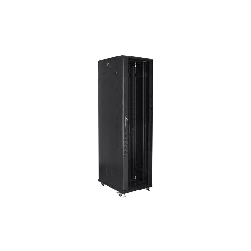 Szafa instalacyjna Rack stojąca 19" 37U 800x800 Drzwi Szklan… | PartsPC.pl