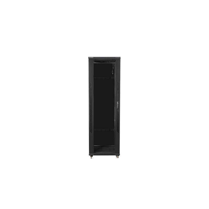 Szafa instalacyjna Rack stojąca 19" 42U 800x800 Drzwi Szklan… | PartsPC.pl