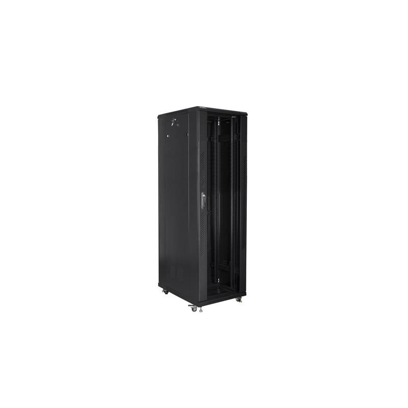 Szafa instalacyjna Rack stojąca 19" 42U 800x800 Drzwi Szklan… | PartsPC.pl