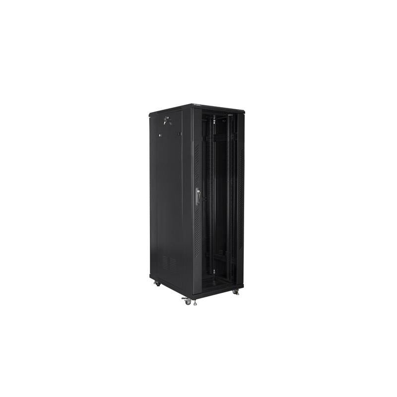 Szafa instalacyjna Rack stojąca 19" 47U 800x800 Drzwi Szklan… | PartsPC.pl