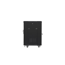 Szafa instalacyjna Rack stojąca 19" 15U 600x600 czarna Lanbe… | PartsPC.pl
