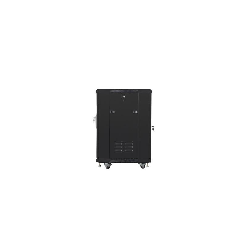 Szafa instalacyjna Rack stojąca 19" 15U 600x600 czarna Lanbe… | PartsPC.pl