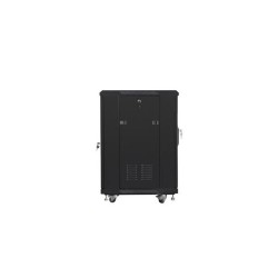 Szafa instalacyjna Rack stojąca 19" 15U 600x600 czarna Lanbe… | PartsPC.pl
