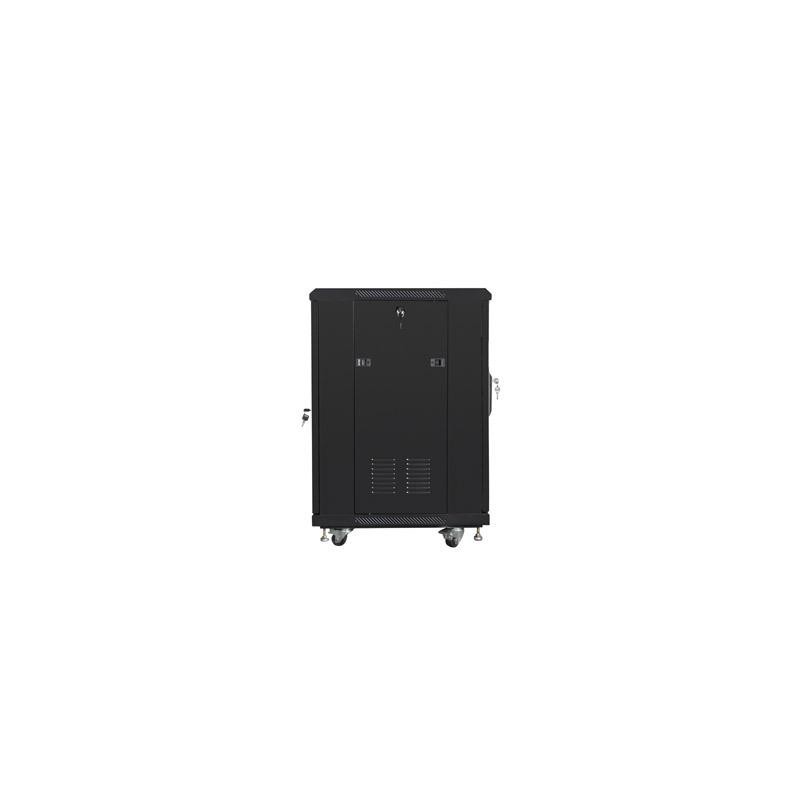 Szafa instalacyjna Rack stojąca 19" 15U 600x600 czarna Lanbe… | PartsPC.pl