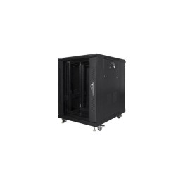Szafa instalacyjna Rack stojąca 19" 15U 600x800 czarna Lanbe… | PartsPC.pl