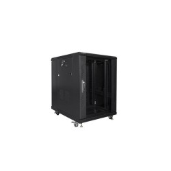 Szafa instalacyjna Rack stojąca 19" 15U 600x800 czarna Lanbe… | PartsPC.pl